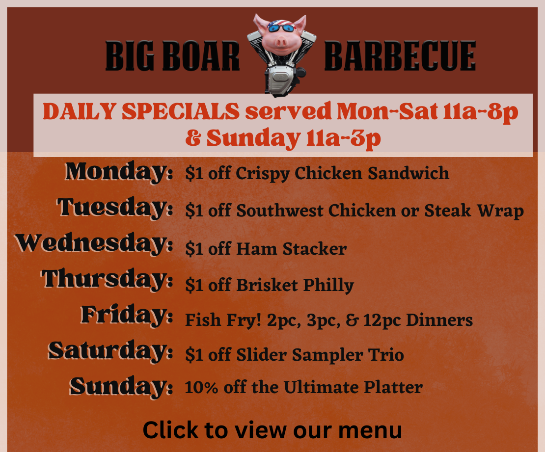 Our Daily Specials